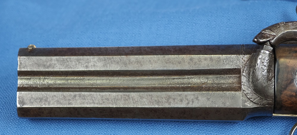 Pair of Milanese Over/Under pistols c1840 | Steel & Shot