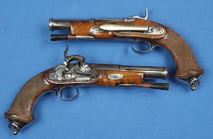 Pair of Percussion Miqueletes by Urcelai c1856