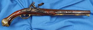 Early European Holster Pistol by Borqvin c1740
