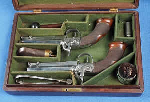 Cased Pair of Pistols by Williams & Powell c1850