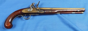 Spurious H Nock Holster Pistol c1800