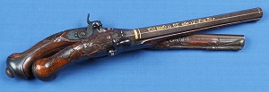 French Rubans D’ Acier Holster Pistols c1750