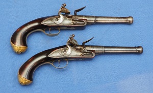 Queen Anne Flintlocks by Richard Wilson c1750
