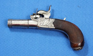 Top Hat Percussion Pistol by Sykes c1830